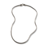 Chains Icon Silver Slim Necklace 3.5mm, Size 18