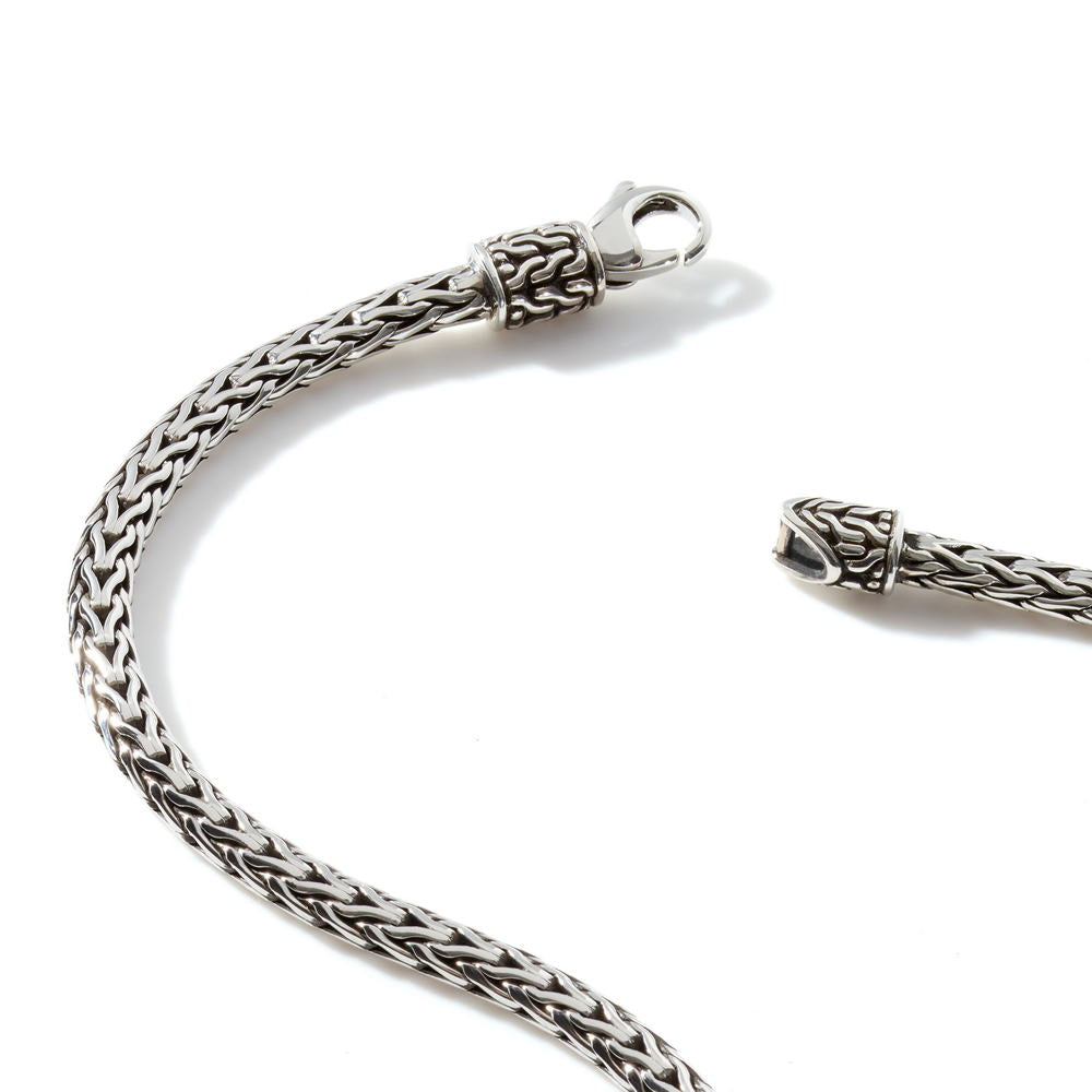 Chains Icon Silver Slim Necklace 3.5mm, Size 18