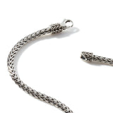 Chains Icon Silver Slim Necklace 3.5mm, Size 18