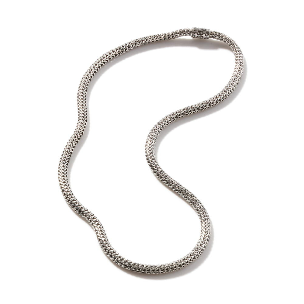 Icon Silver Extra-Small Necklace 5mm, Size 20