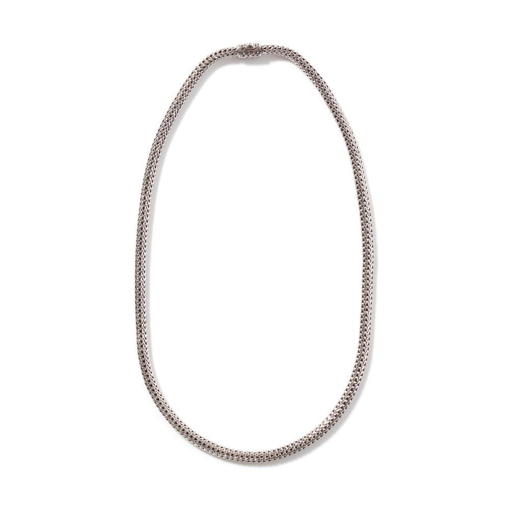 Icon Silver Extra-Small Necklace 5mm, Size 20