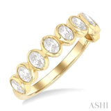 .90CTOVDM NORTH-SOUTH OVAL BAND YG14K-G*