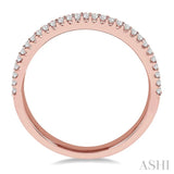 1/3 Ctw Round Diamond Wedding Band in 14K Rose Gold