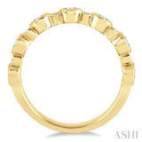 3/4 Ctw Round Cut Diamond Stack Band in 14K Yellow Gold