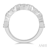 2 Ctw 5-Stone Lovebright Round Cut Diamond Ring in 14K White Gold