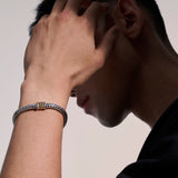 Icon 18K Gold & Silver Small Bracelet, Size UM BG