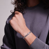 Icon Silver Diamond Pave Extra-Small Bracelet (0.18ct), Size UM