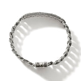 Naga Heritage Silver 11mm Curb Link Bracelet with Pusher Clasp, Size UL