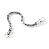 Icon Extension Silver 5mm Extra Small Bracelet with Hook Clasp, Size UL