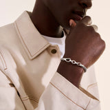 Icon Extension Silver 5mm Extra Small Bracelet with Hook Clasp, Size UL