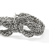 Love Knot Silver Hoop Earrings (20mm)