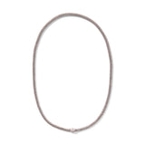 Icon Silver Diamond Pave Extra-Small Necklace (0.18ct), Size 20