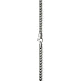 Chains Icon Silver Slim Necklace 3.5mm, Size 18