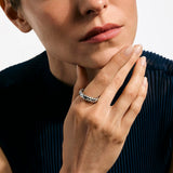 Dot Silver Ring, Size 7