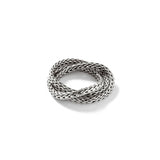 Icon Extension Silver 2.5mm Mini Chain Ring, Size 7