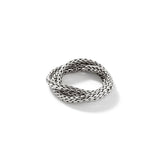 Icon Extension Silver 2.5mm Mini Chain Ring, Size 7