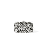 Icon Link Silver 9mm Band Ring, Size 7