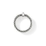 Icon Link Silver 9mm Band Ring, Size 7