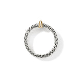 Icon Link 14K Gold & Silver 6mm Band Ring, Size 7