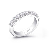 Wedding Band 14 KT White Gold With 1.01 ctw