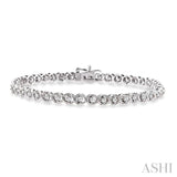 X & O Shape Diamond Bracelet