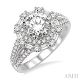 Semi-Mount Diamond Engagement Ring