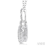 Silver Emotion Diamond Pendant