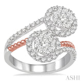 Lovebright 2 Stone Diamond Fashion Ring