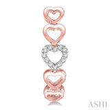 Heart Shape Diamond Earrings