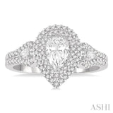 Pear Shape Diamond Engagement Ring