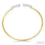 Lovebright Diamond Open Cuff Bangle