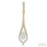 Pear Shape Lovebright Diamond Earrings