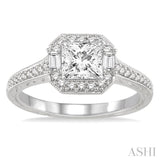 Semi-Mount Diamond Engagement Ring