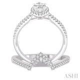 Marquise Shape Diamond Wedding Set