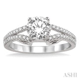 Semi-Mount Diamond Engagement Ring