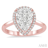 Pear Shape Lovebright Diamond Ring