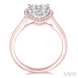 Pear Shape Lovebright Diamond Ring