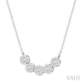 5 Stone Lovebright Essential Diamond Necklace